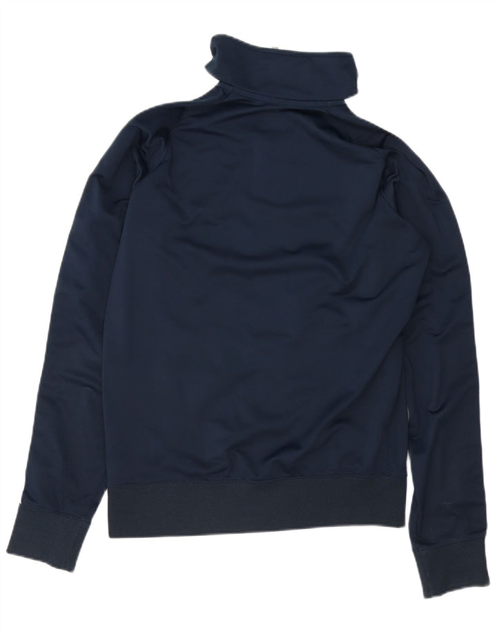 NIKE Herren-Trainingsanzug-Oberteil, Jacke, klein, marineblau, Farbblock-Polyester