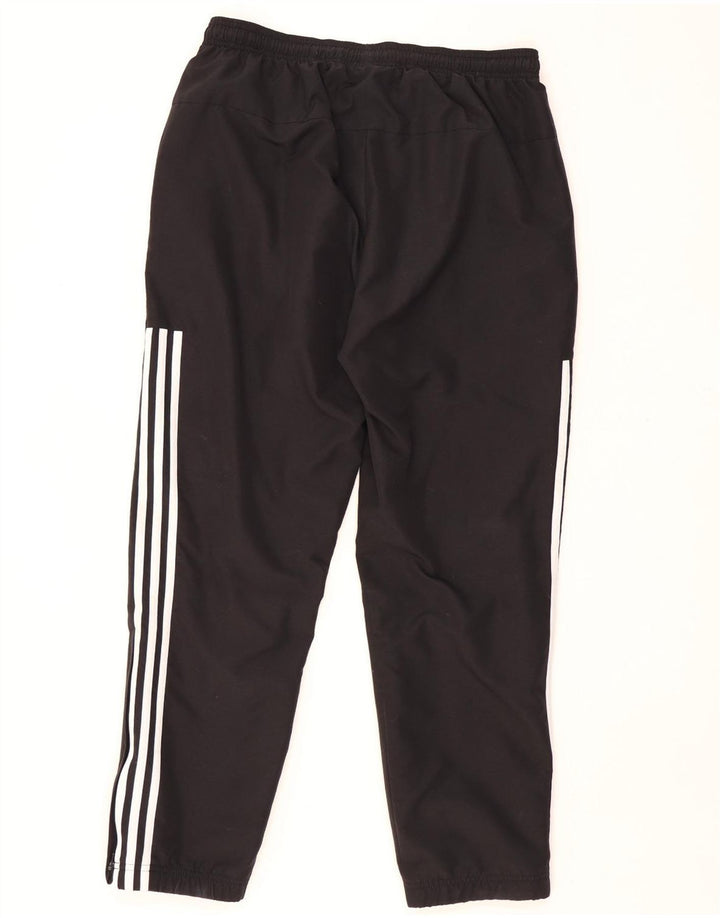 ADIDAS Herren-Trainingshose, groß, aus schwarzem Polyester