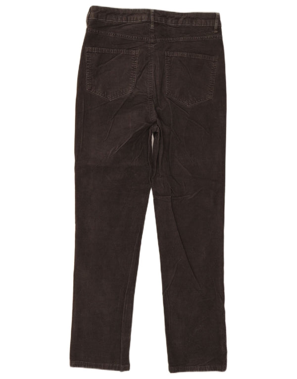 Gerade Cordhose für Damen von Marks & Spencer, Gr. 10, Größe S, W28, L26, Grau