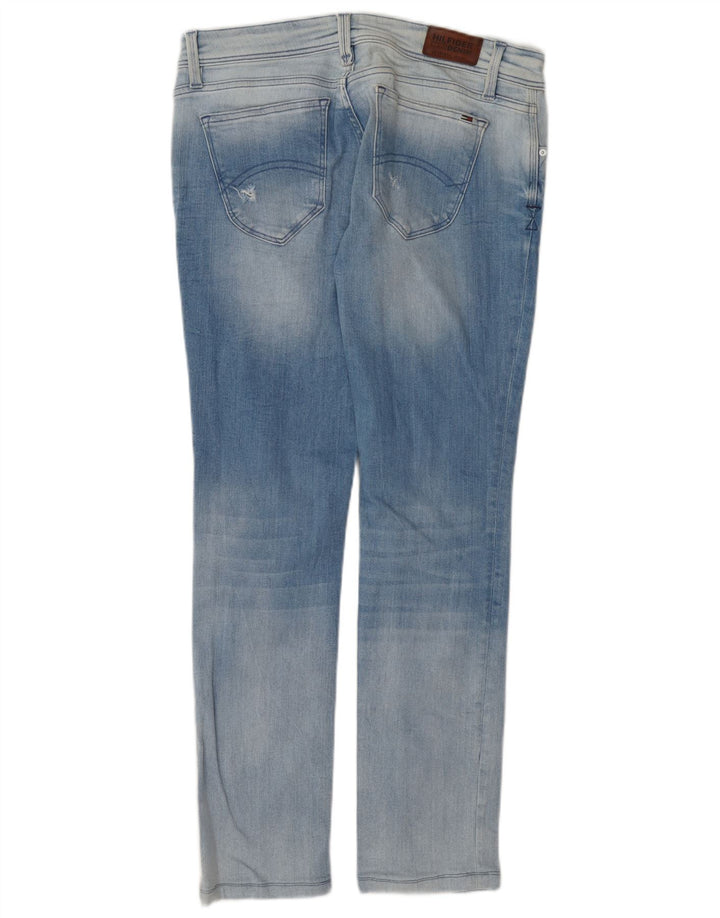 Tommy Hilfiger Damen Slim Jeans W30 L30 Blaue Baumwolle