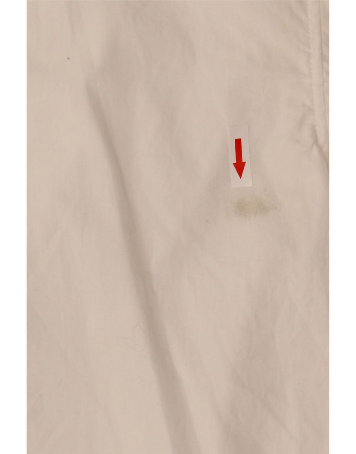 Zara Damen-Oversize-Hemd, UK 10, Größe S, weiße Baumwolle