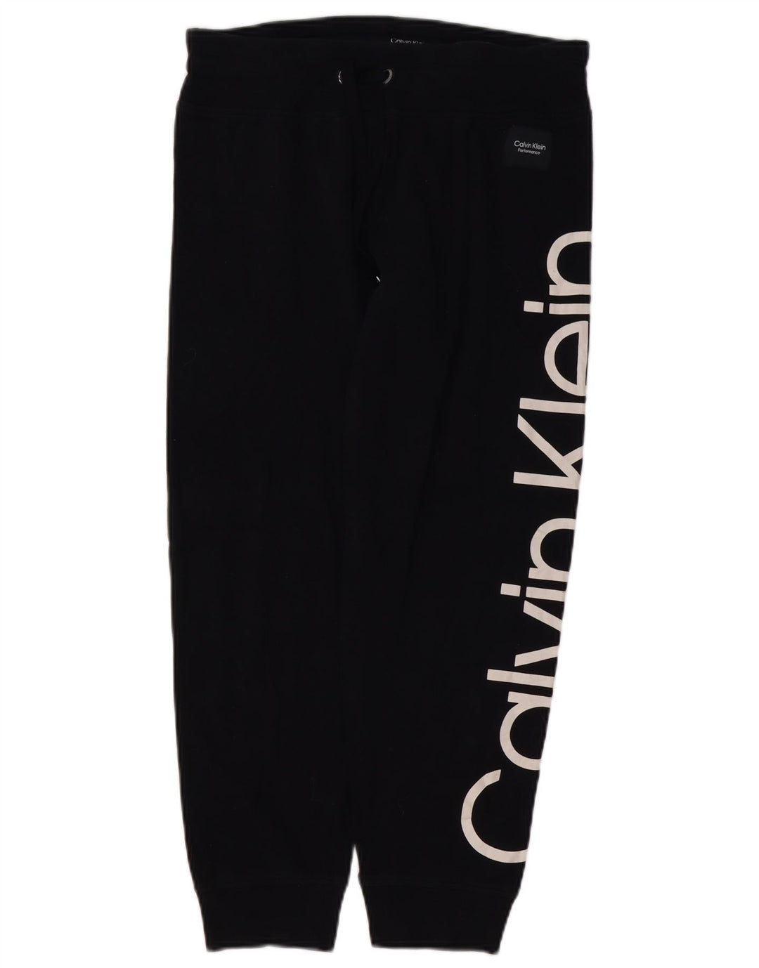 CALVIN KLEIN Damen Grafik-Trainingshose, Jogginghose, UK 14, mittelschwarz