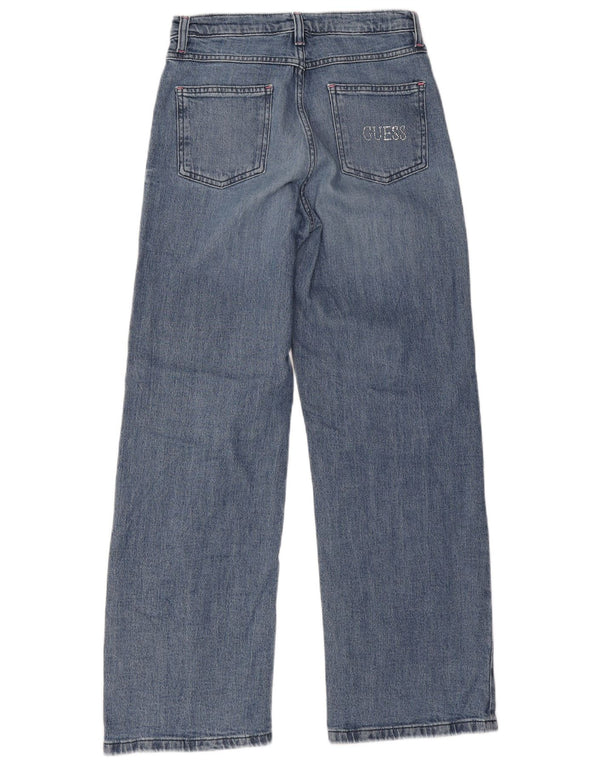 Guess Mädchen-Jeans mit weitem Bein, 15–16 Jahre, W28 L30, Blau