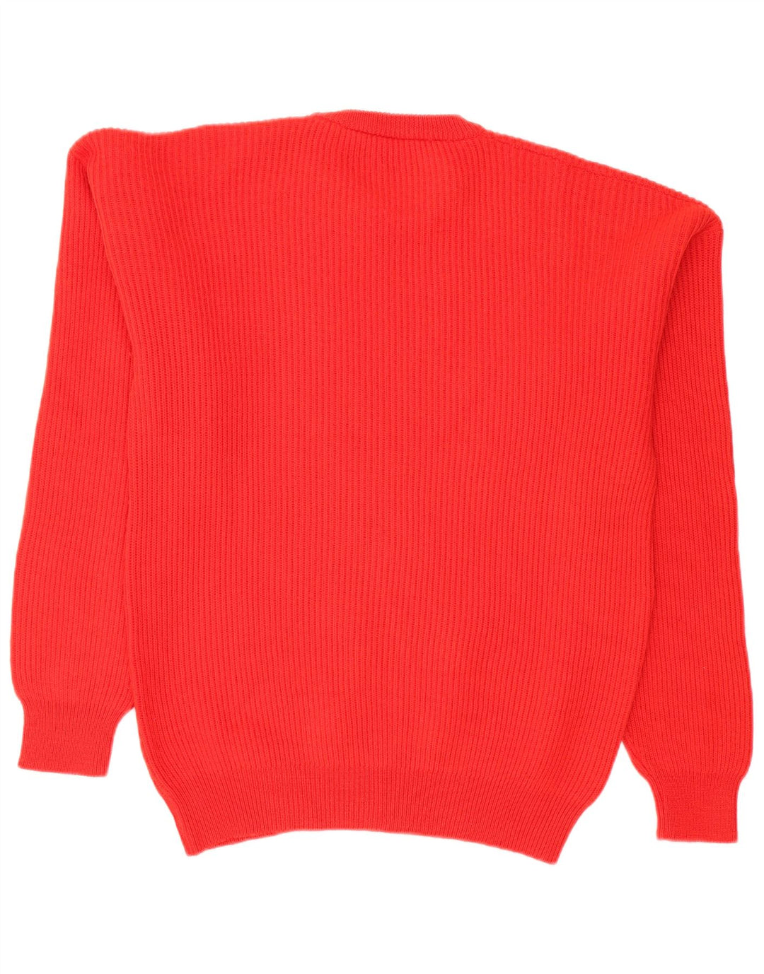 Vintage Herren Pullover mit Rundhalsausschnitt IT 52 Große rote Wolle