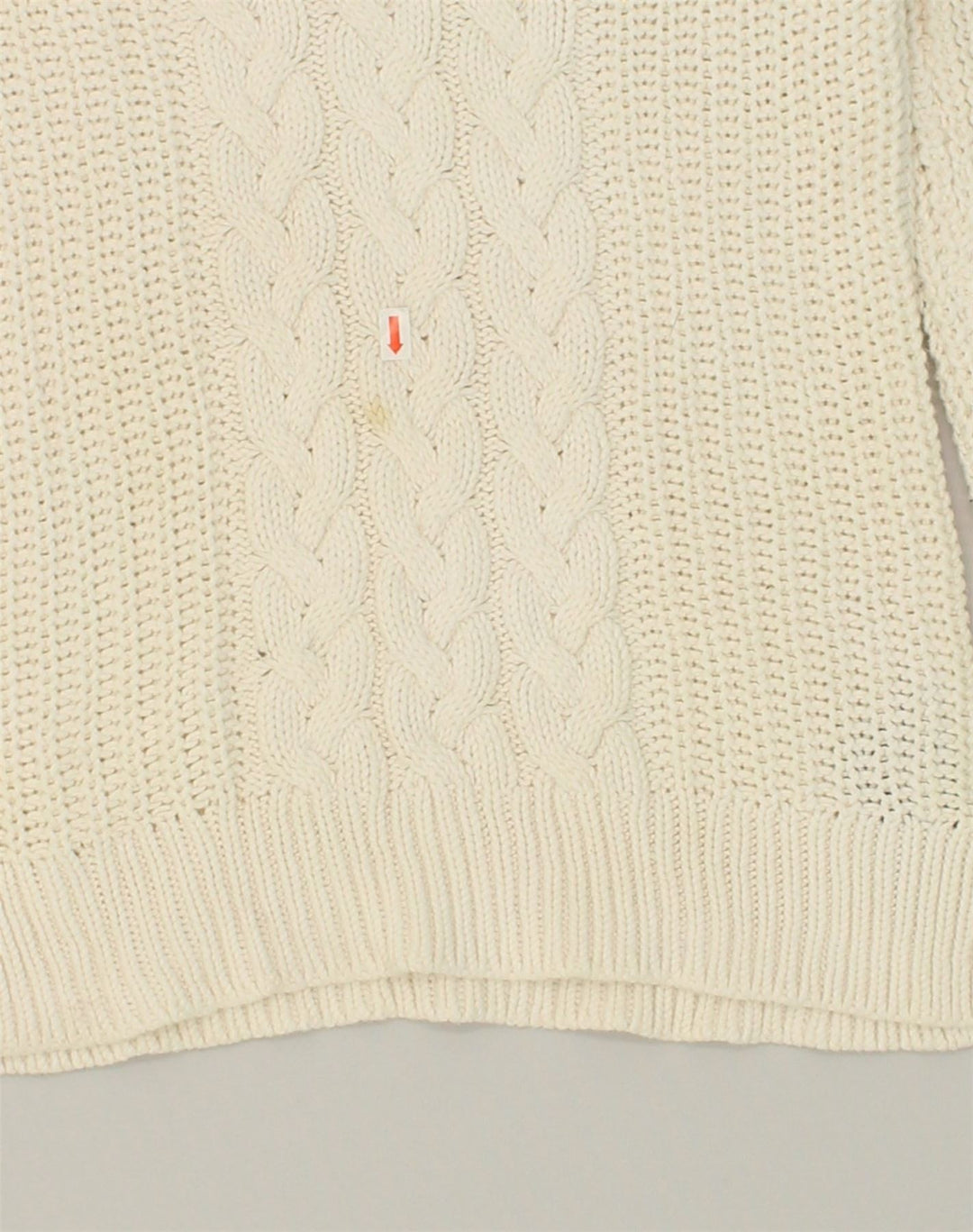 NAUTICA Womens Crew Neck Jumper Sweater UK 8 Small White Cotton | Vintage Nautica | Thrift | Second-Hand Nautica | Used Clothing | Messina Hembry 