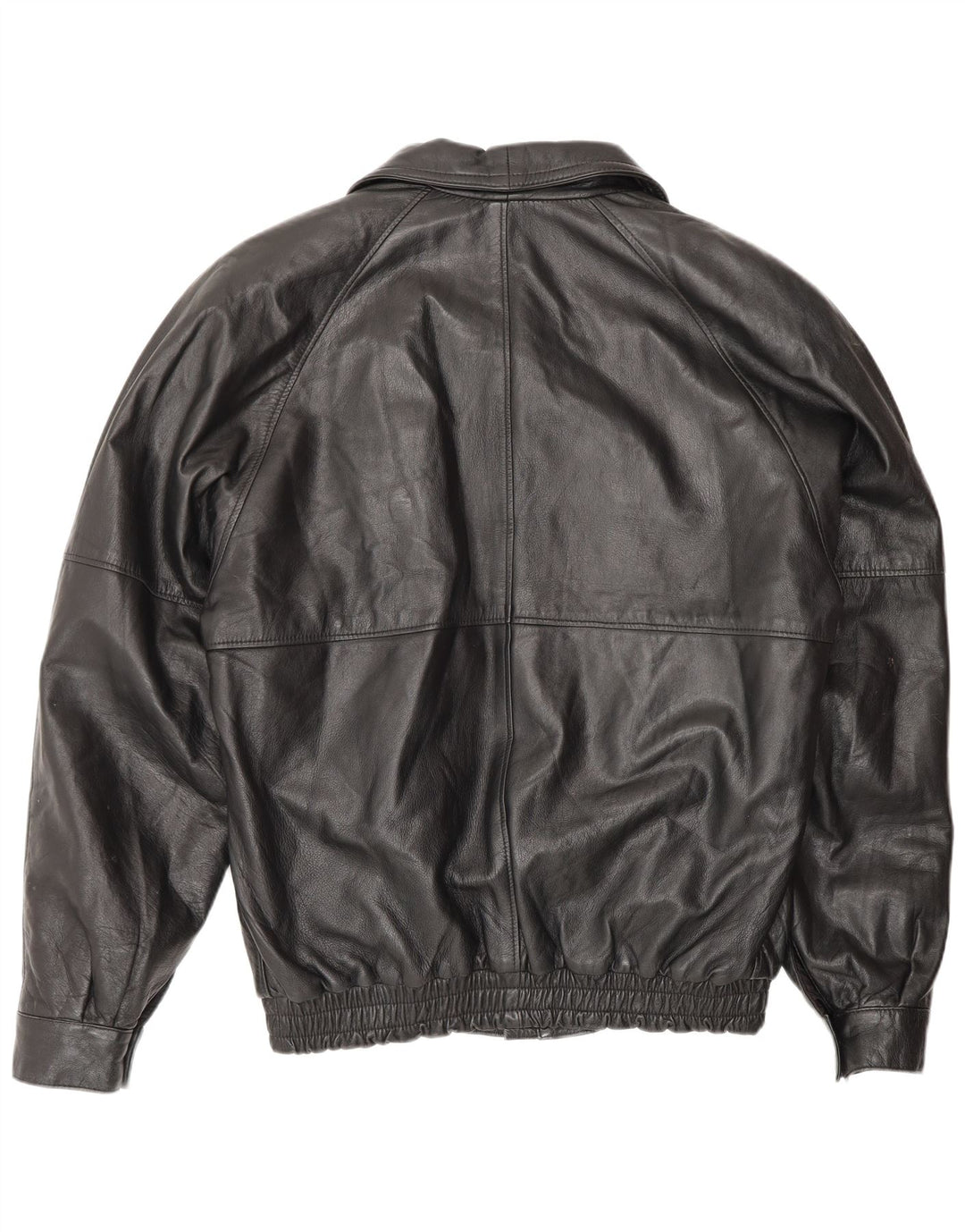 Vintage Herren Lederjacke IT 50 Large Schwarz