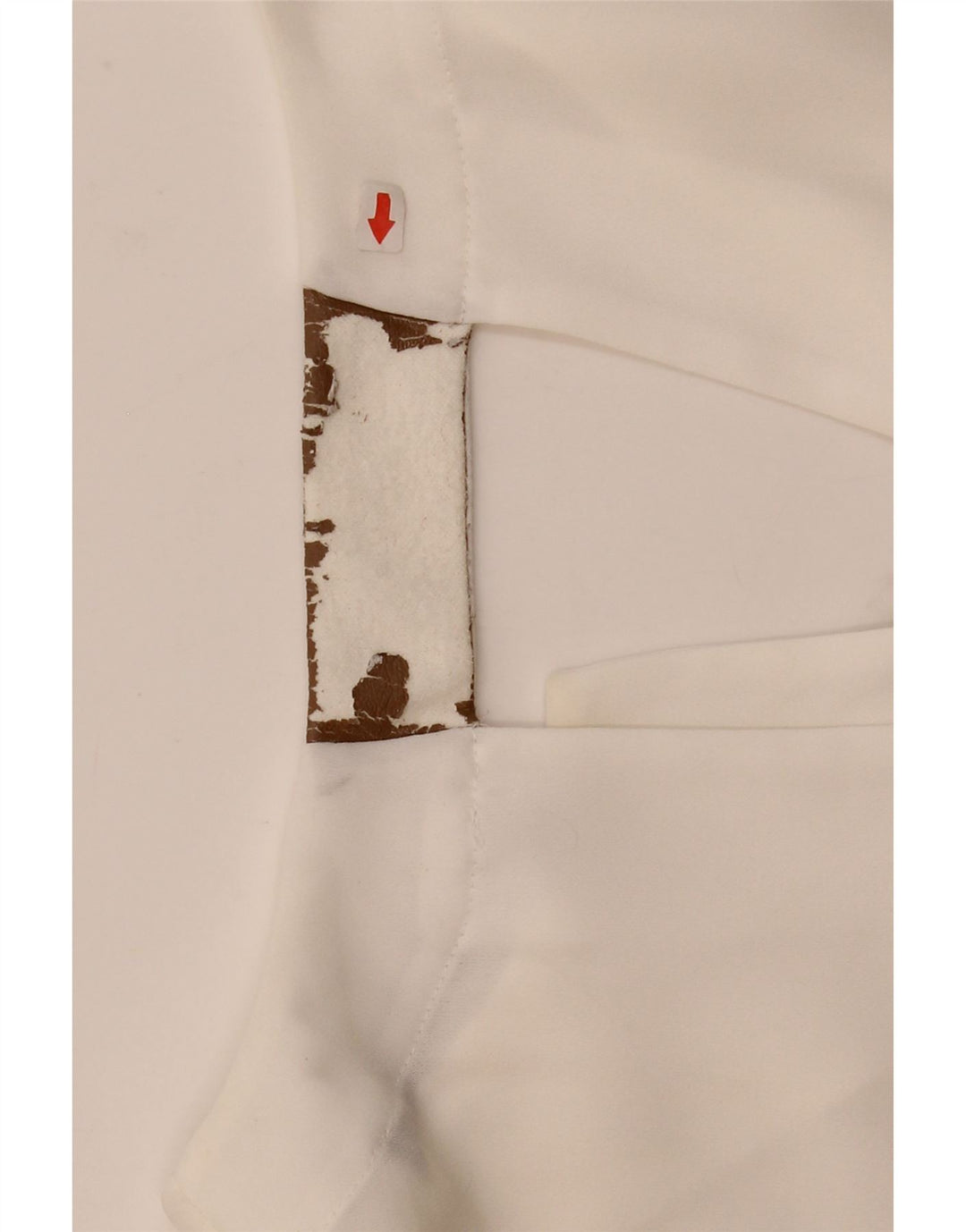 Zara Damen ärmelloses Blusenoberteil UK 18 XL Weiß