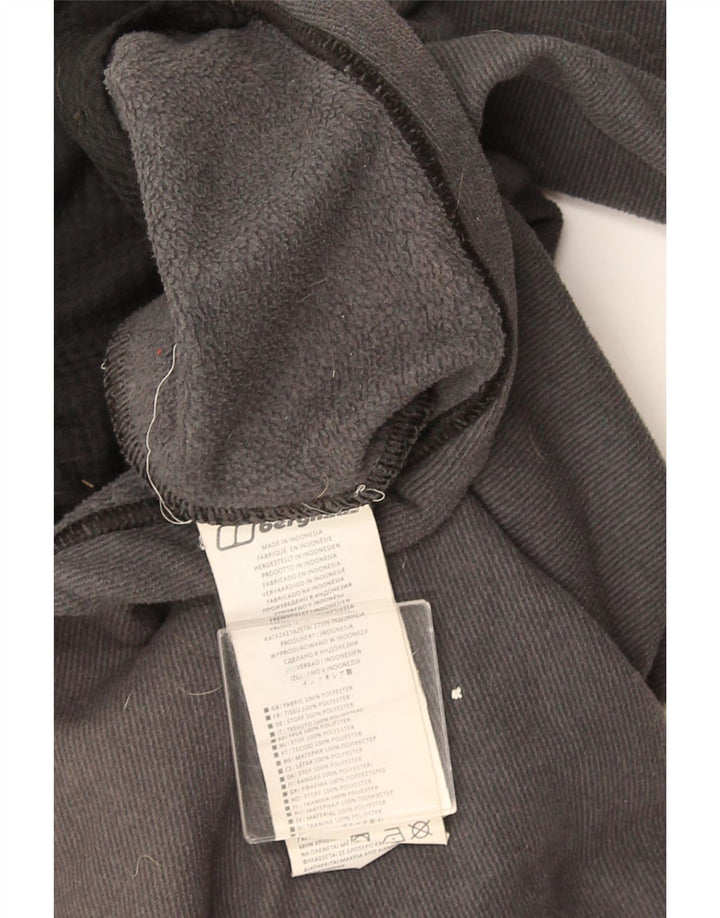 BERGHAUS Herren-Trainingsanzugoberteil aus mittelgrauem Polyester