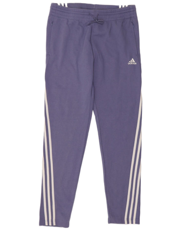 Adidas Damen Trainingshose Jogger UK 4-6 XS Lila Baumwolle