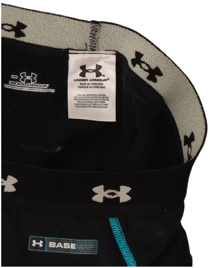 Under Armour Damen-Leggings mit Grafik, UK 12, mittleres Marineblau, Farbblock