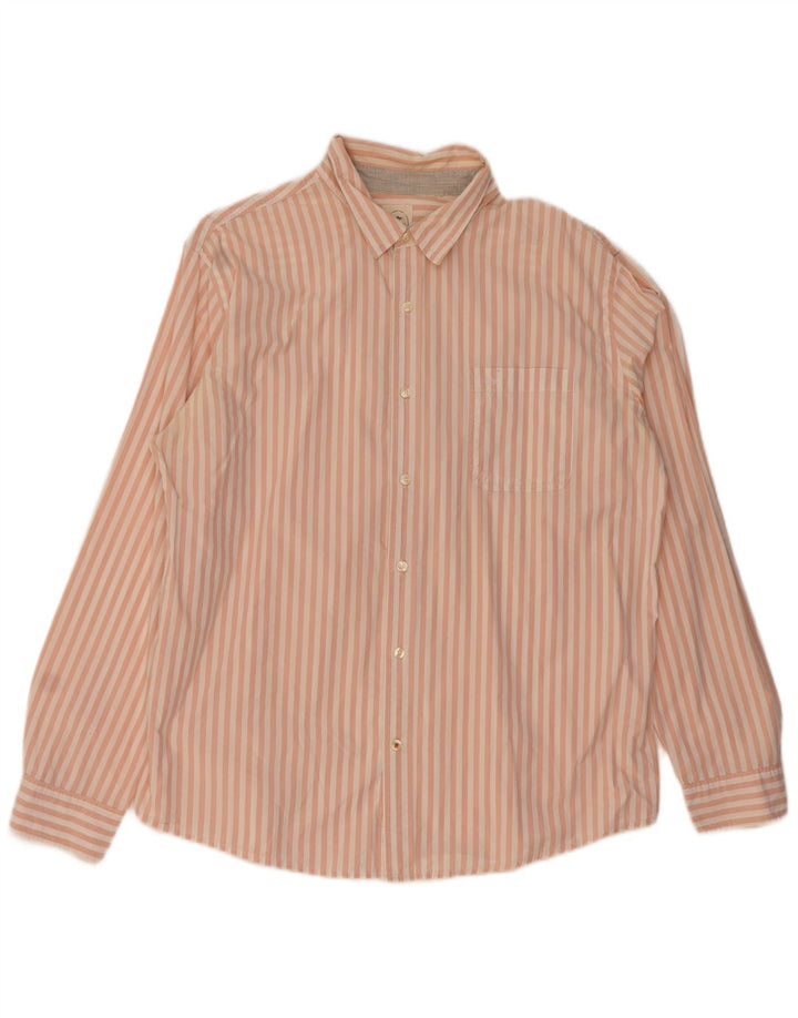 Dockers Herren Slim Fit Hemd XL Rosa gestreift