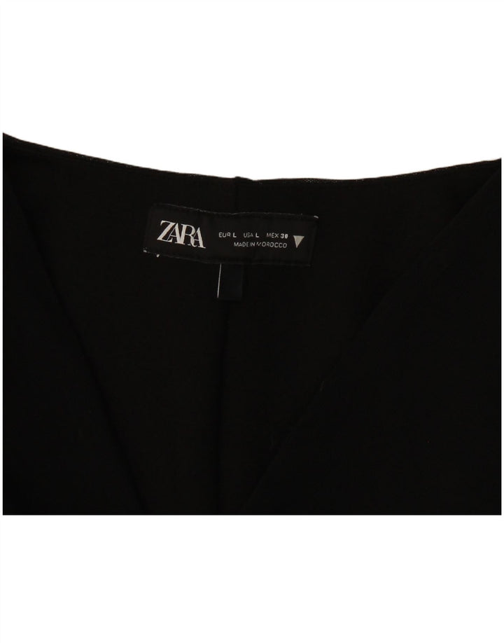Langarm-Body von Zara für Damen, Größe 44, Schwarz