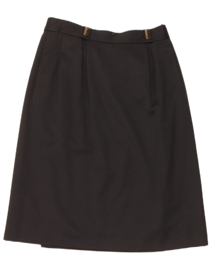 Les Copains Damen A-Linien-Rock W26 Small Schwarz