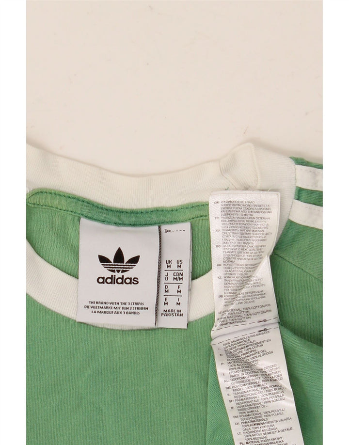 ADIDAS Herren T-Shirt Top mittelgrüne Baumwolle