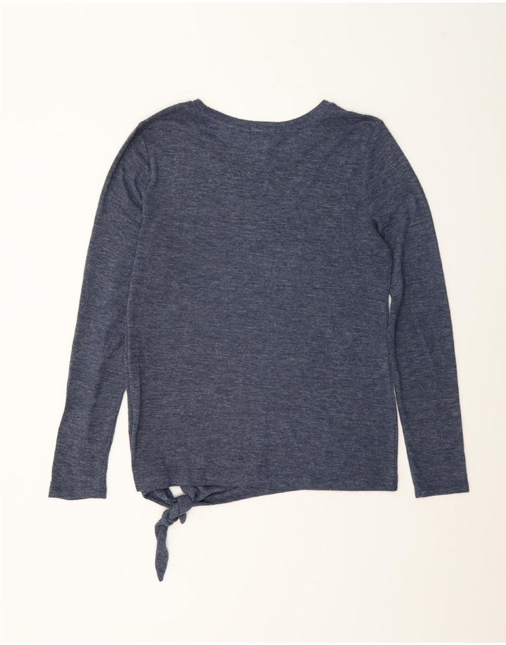 Gap Damen-Oberteil in Übergröße, langärmlig, UK 10, Größe S, Marineblau, Polyester