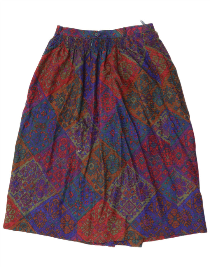Basler Damen-Rock in A-Linie mit hoher Taille, W28, mittelgroß, mehrfarbig, geometrisch