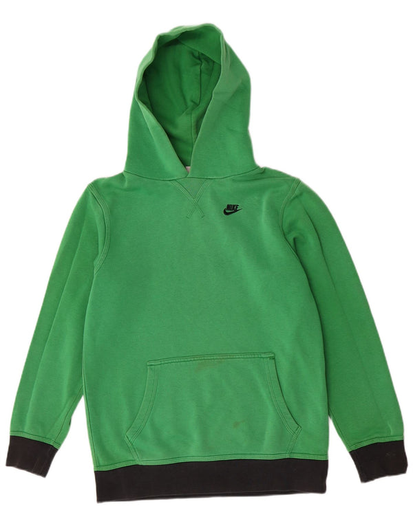 Nike Jungen Kapuzenpullover, 12–13 Jahre, groß, grüne Baumwolle