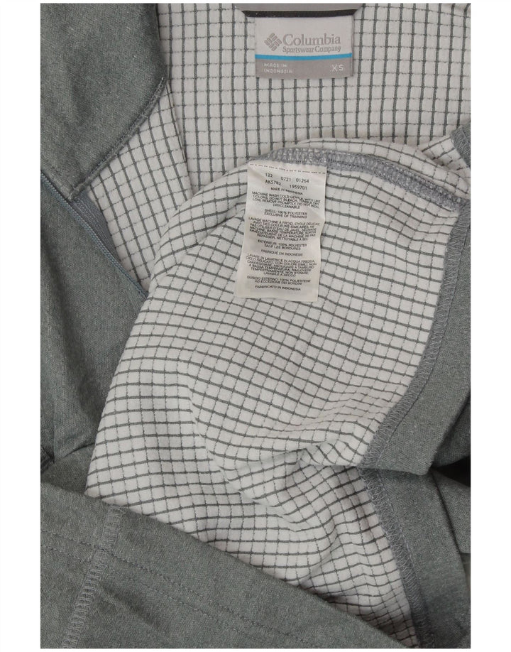 COLUMBIA Herren Omni-Wick Pullover-Trainingsanzug mit Reißverschluss, XS, grau, Polyester