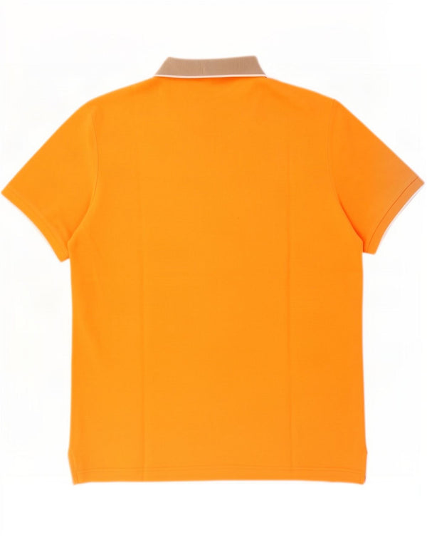 Conte of Florence Herren Poloshirt 2XL Orange Colourblock