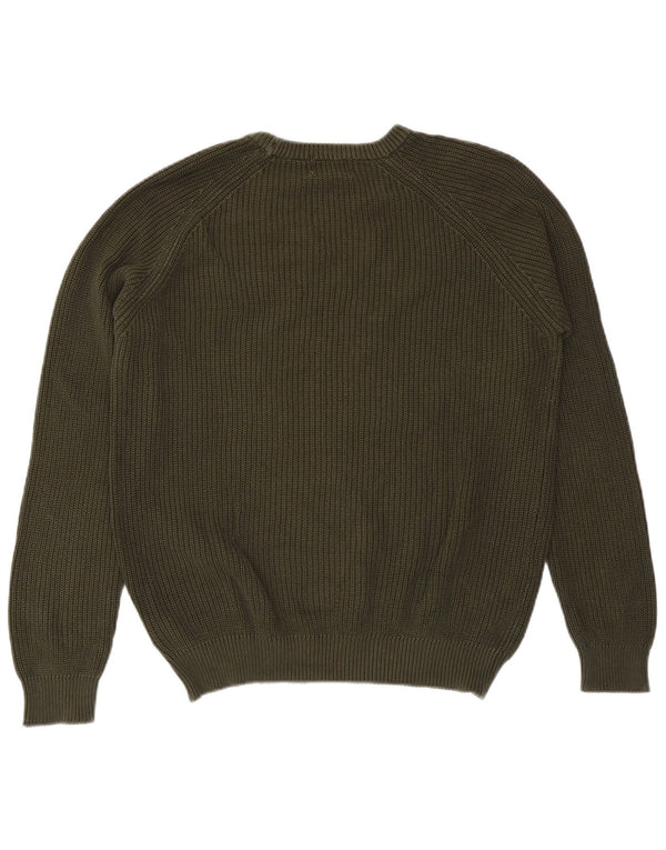Refrigiwear Herren-Pullover mit Rundhalsausschnitt, 2XL, Khaki, Baumwolle