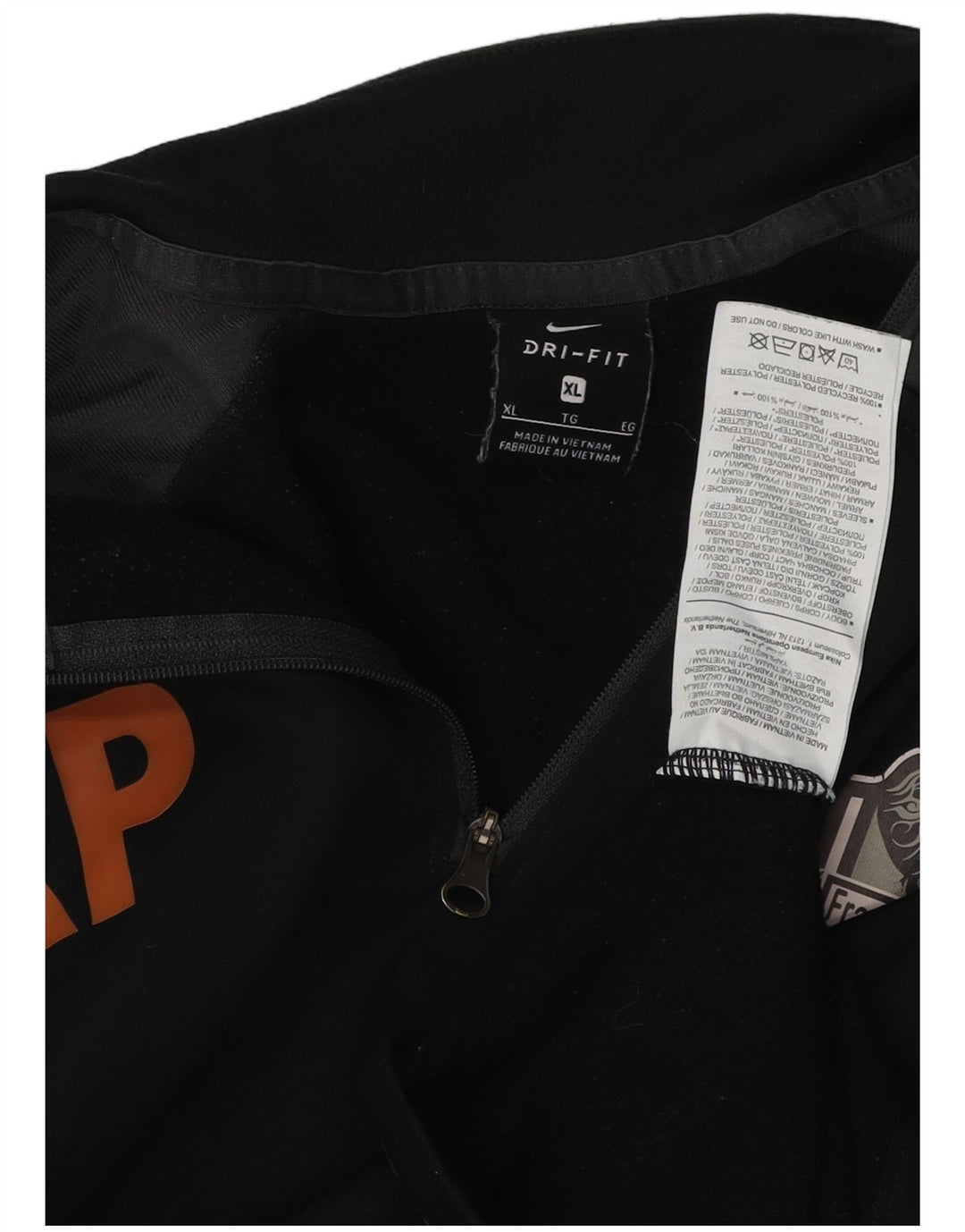 NIKE Herren-Trainingsanzug mit Dri-Fit-Grafik-Pullover, XL, Schwarz, Farbblock