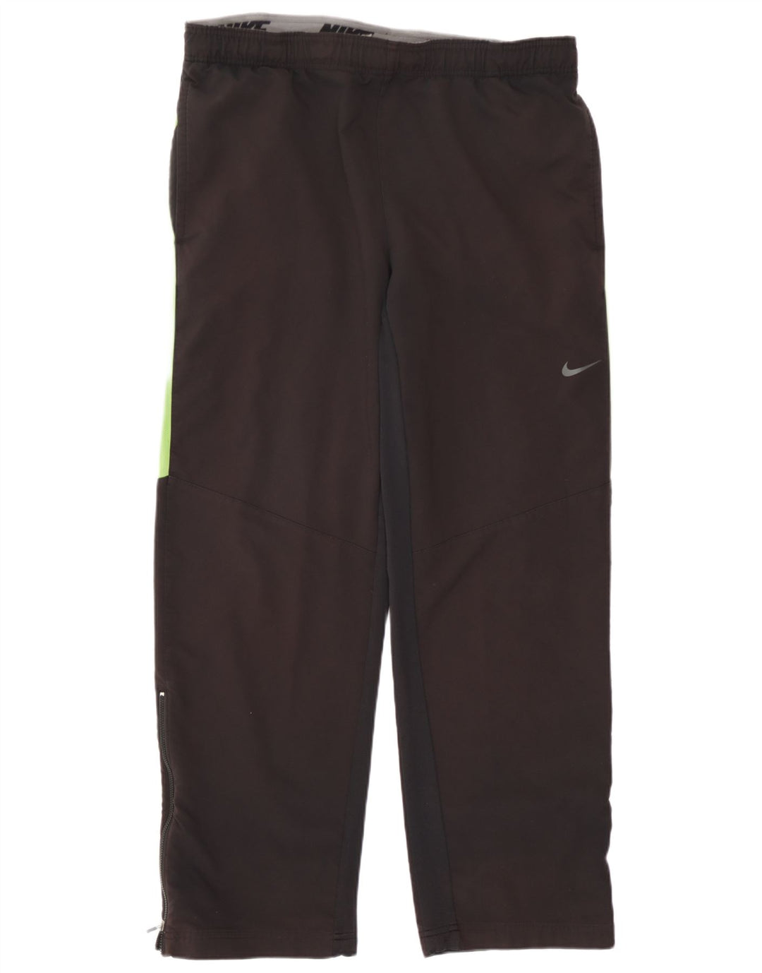 Nike Herren Dri Fit Trainingshose, groß, schwarzes Farbblock-Polyester