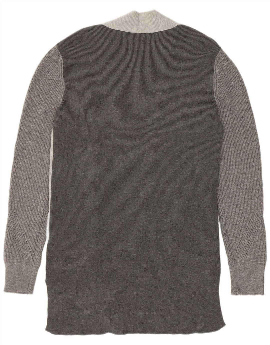 Marks & Spencer Damen Longline-Cardigan-Pullover UK 10 Small Grau