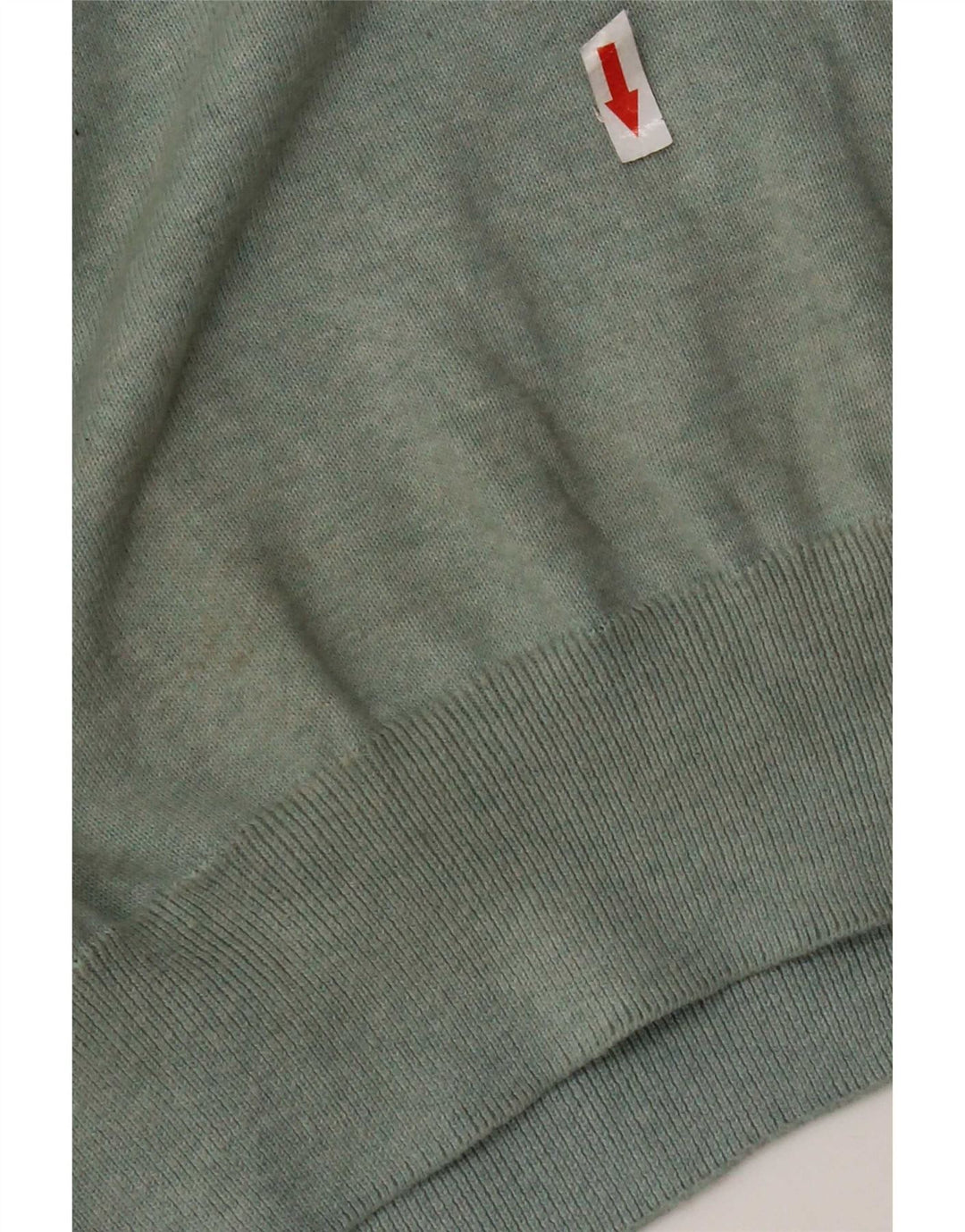Marks & Spencer Herren-Pullover mit U-Boot-Ausschnitt, mittelgrüne Baumwolle