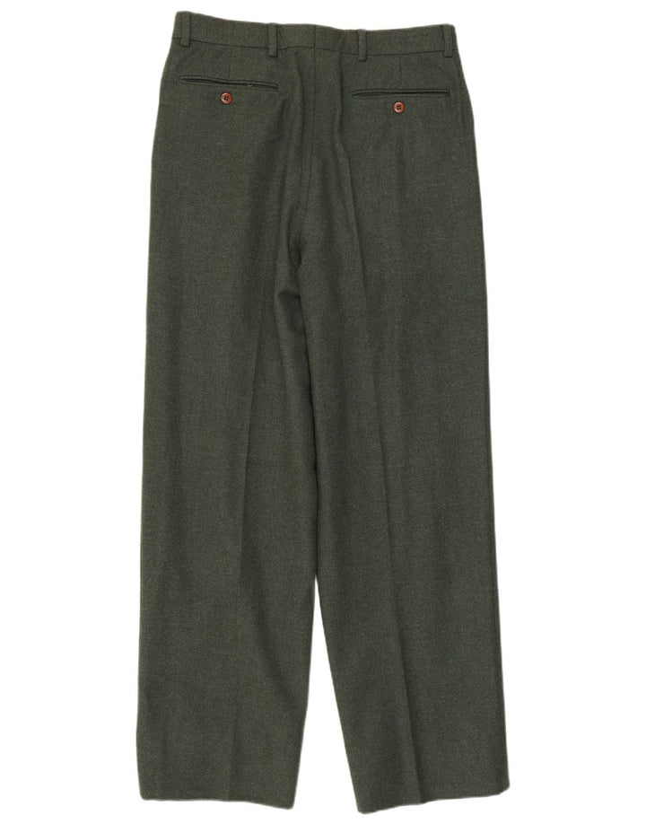 Valentino Mens Pegged Suit Hose IT 48 Medium W32 L31 Grün