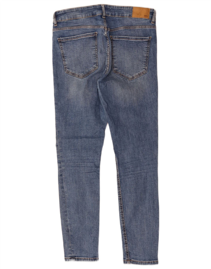 Zara Damen Skinny Jeans EU 40 Medium W30 L27 Blau