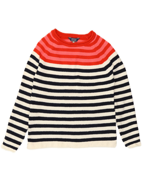 Joules Damen-Pullover mit U-Boot-Ausschnitt, Gr. 10, klein, mehrfarbig, gestreift