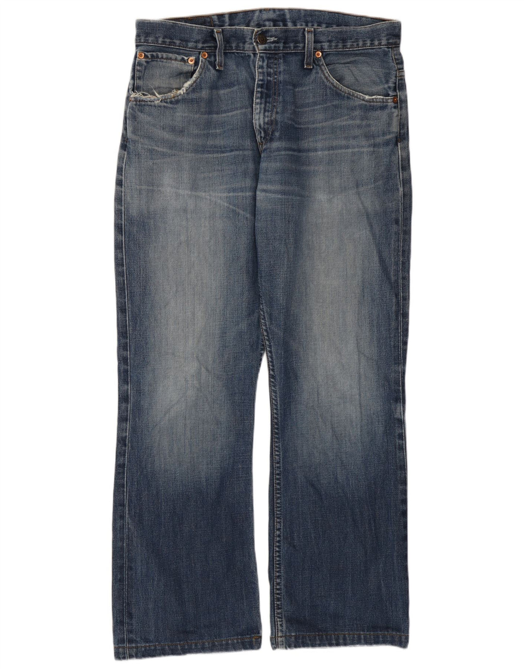 Levi's Herren Bootcut Jeans W33 L29 Blaue Baumwolle