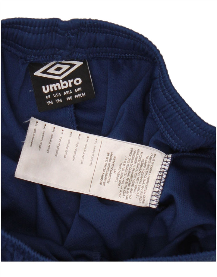 Umbro Sportshorts für Jungen, 9–10 Jahre, mittelgroß, marineblau, Polyester