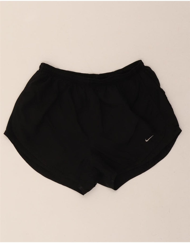 NIKE Womens Dri Fit Sport Shorts UK 14 Large  Black Polyester Vintage Nike and Second-Hand Nike from Messina Hembry 