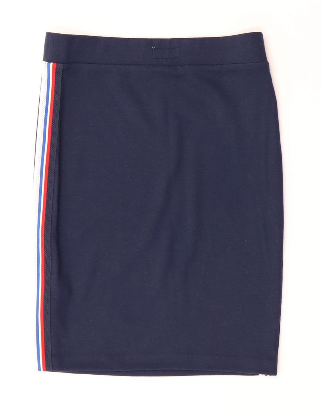 Tommy Hilfiger Damen-Bleistiftrock, klein, W26, marineblau, gestreift, Polyester
