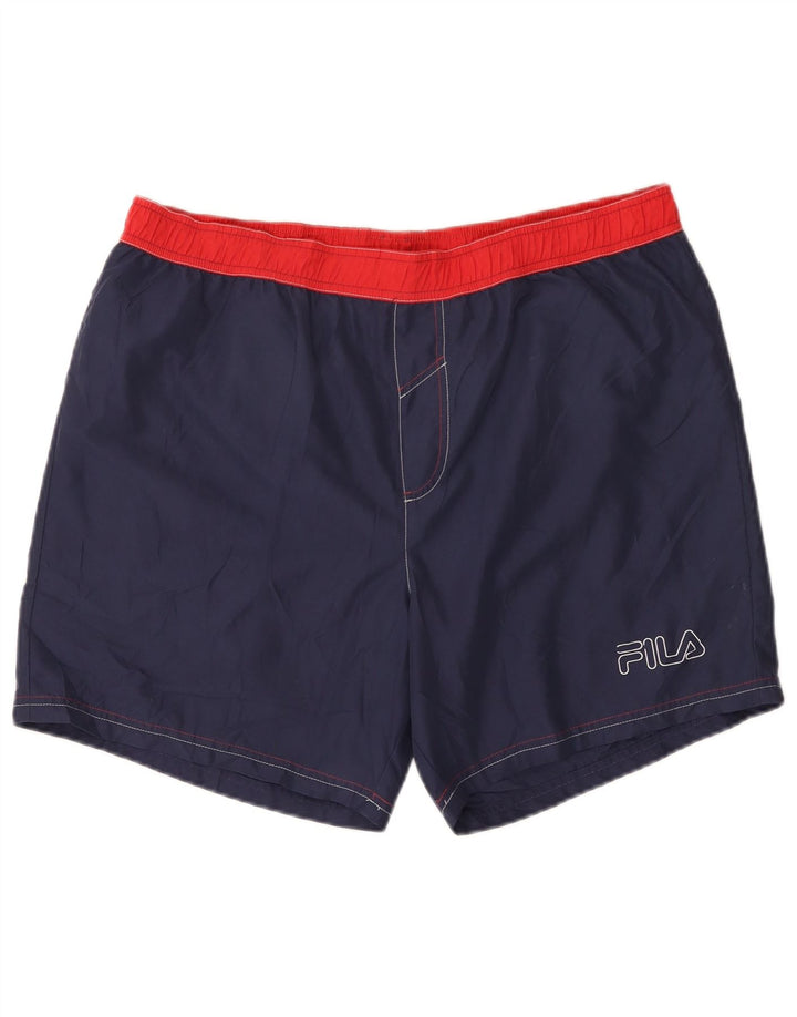 Fila Herren Badeshorts XL Marineblau Polyester