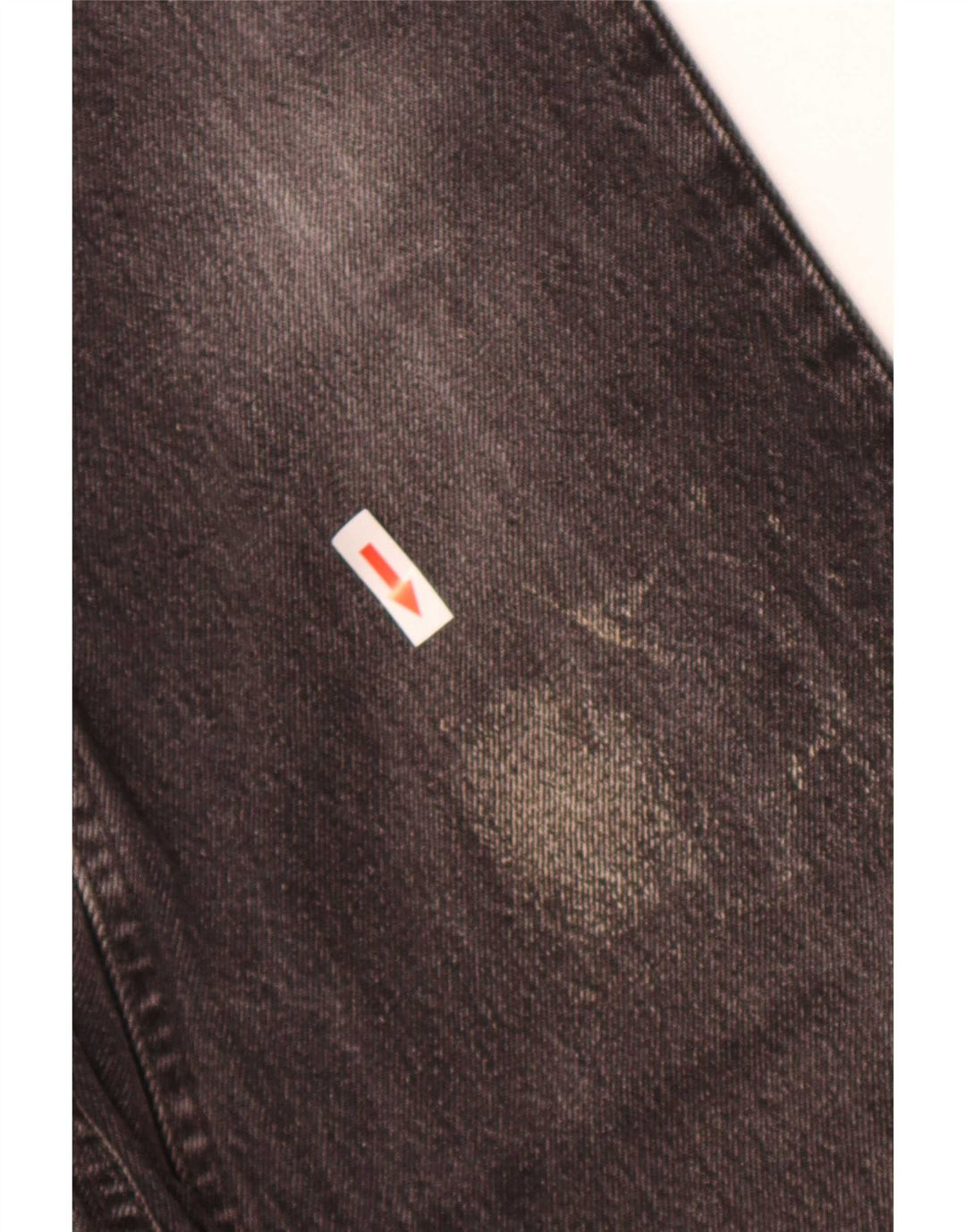 Levi's Damen 901 Distressed Straight Jeans W28 L27 Graue Baumwolle