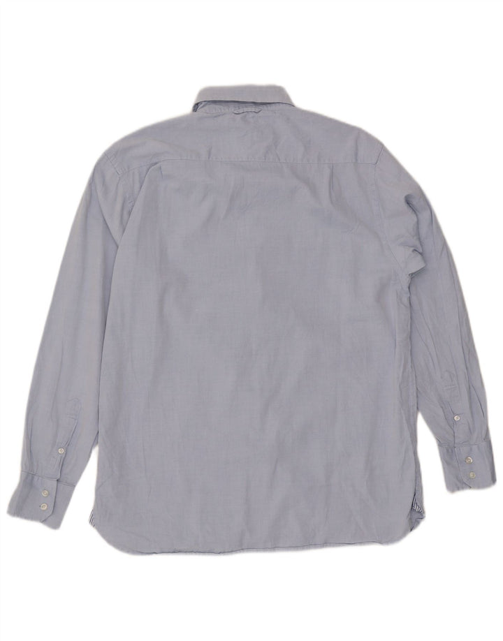 Tommy Hilfiger Herrenhemd mittelblaue Baumwolle