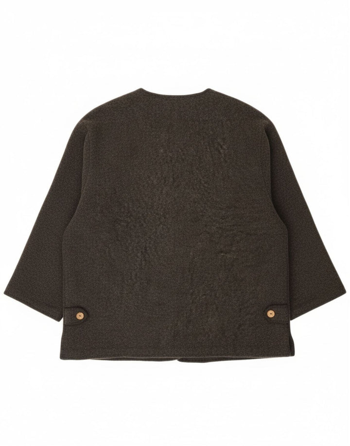Street One Damen-Blazer mit übergroßen 4 Knöpfen, EU 36, klein, graue Wolle