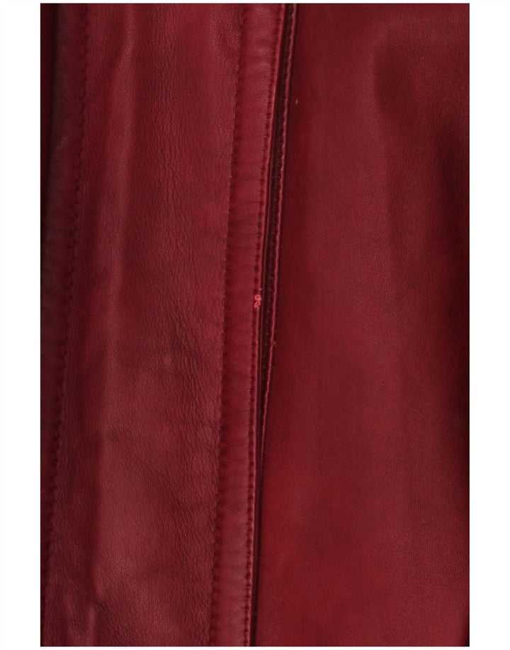 Vintage Damen Übergroße Parkajacke mit Kapuze EU 48 2XL Kastanienbraun