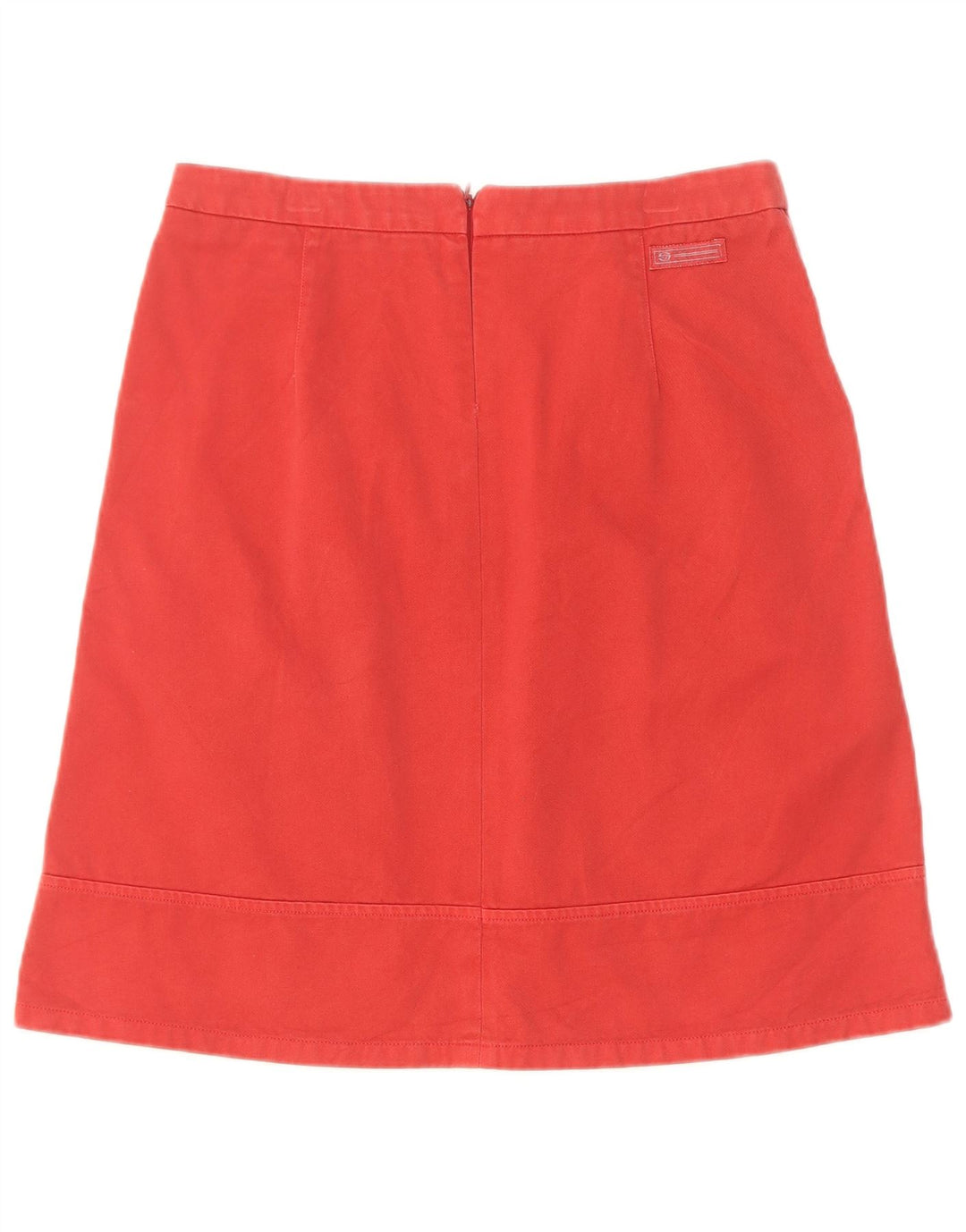 Sergio Tacchini Damen A-Linienrock IT 42 Medium W30 Rote Baumwolle