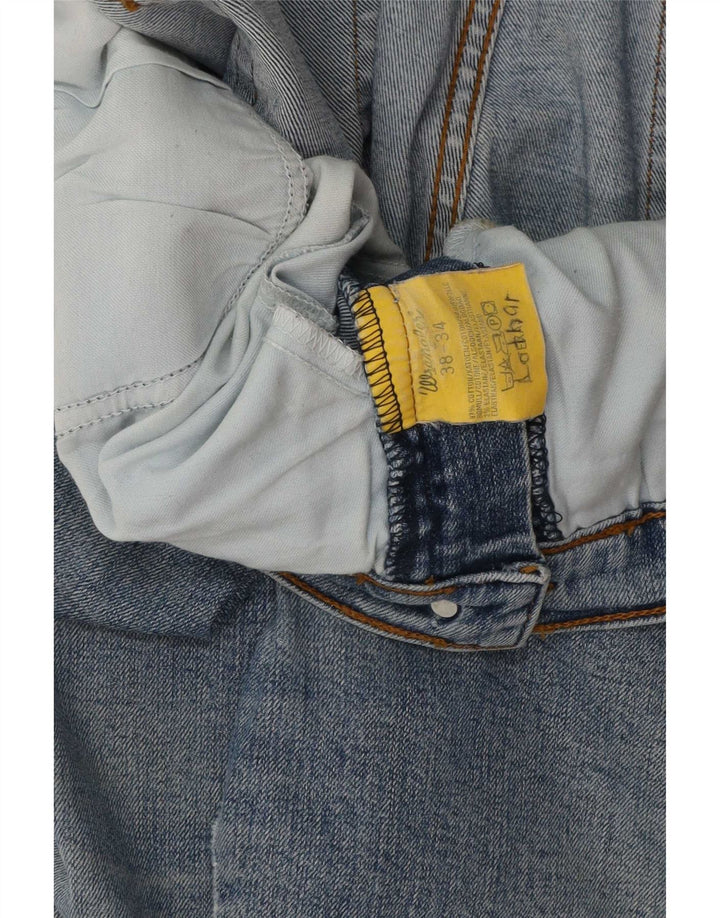 Wrangler Herren Texas Straight Jeans W38 L34 Blaue Baumwolle
