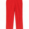 Gerade Anzughose für Herren von Kartel, W38, L33, rotes Polyester