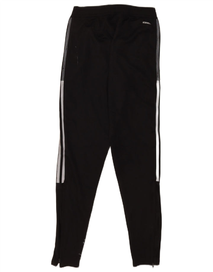 Adidas Damen Trainingshose UK 4/6 XS Schwarz Polyester