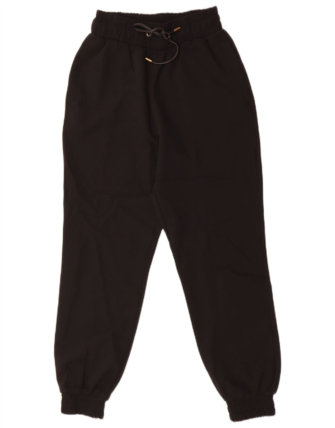 ZARA Womens Joggers Trousers UK 10 Small W27 L28 Black Polyester