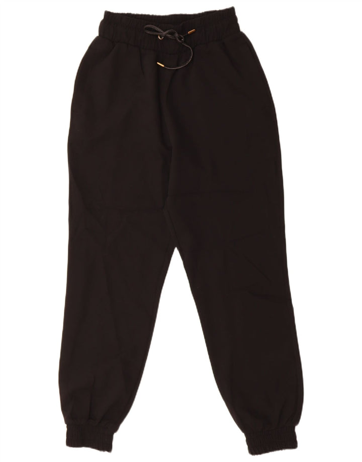 ZARA Womens Joggers Trousers UK 10 Small W27 L28 Black Polyester