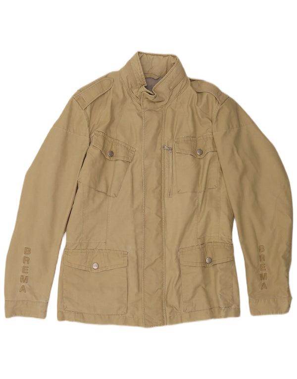 Brema Herren-Utility-Jacke IT 48 Medium Beige Polyamid