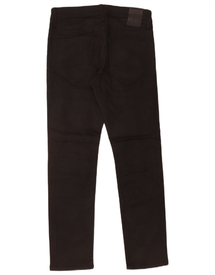 Jack & Jones Herren GLENN Slim Jeans W31 L30 Schwarze Baumwolle