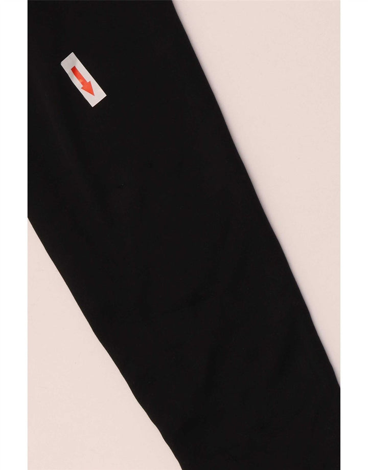 Nike Herren-Trainingsanzug mit Reißverschluss und grafischem Pullover, XS, schwarzes Polyester