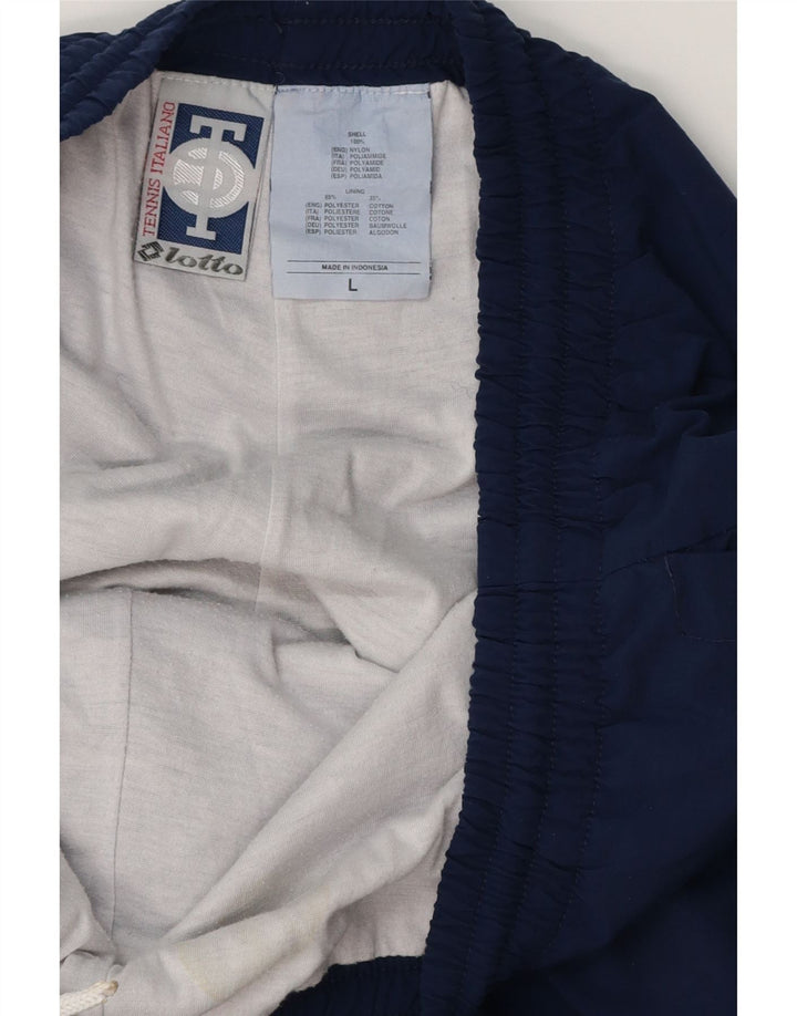 LOTTO Herren-Trainingshose, Jogginghose, groß, marineblau, Polyester